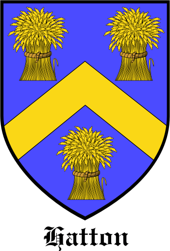 HATTON family crest