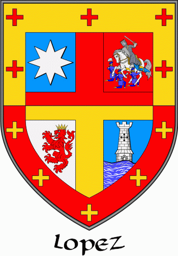 LOPEZ family crest