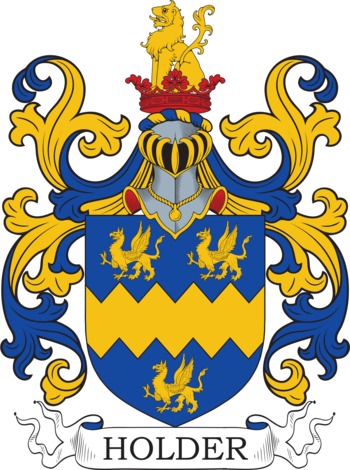 HOLDER family crest