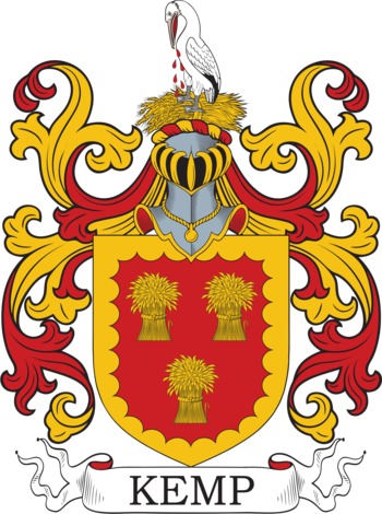 KEMP family crest