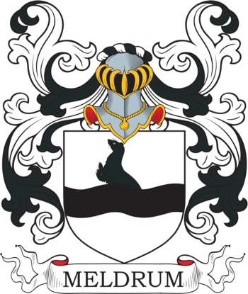 MELDRUM family crest