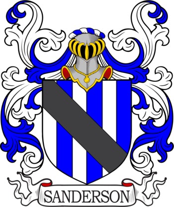 SANDERSON family crest