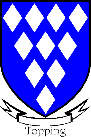 TOPPING family crest